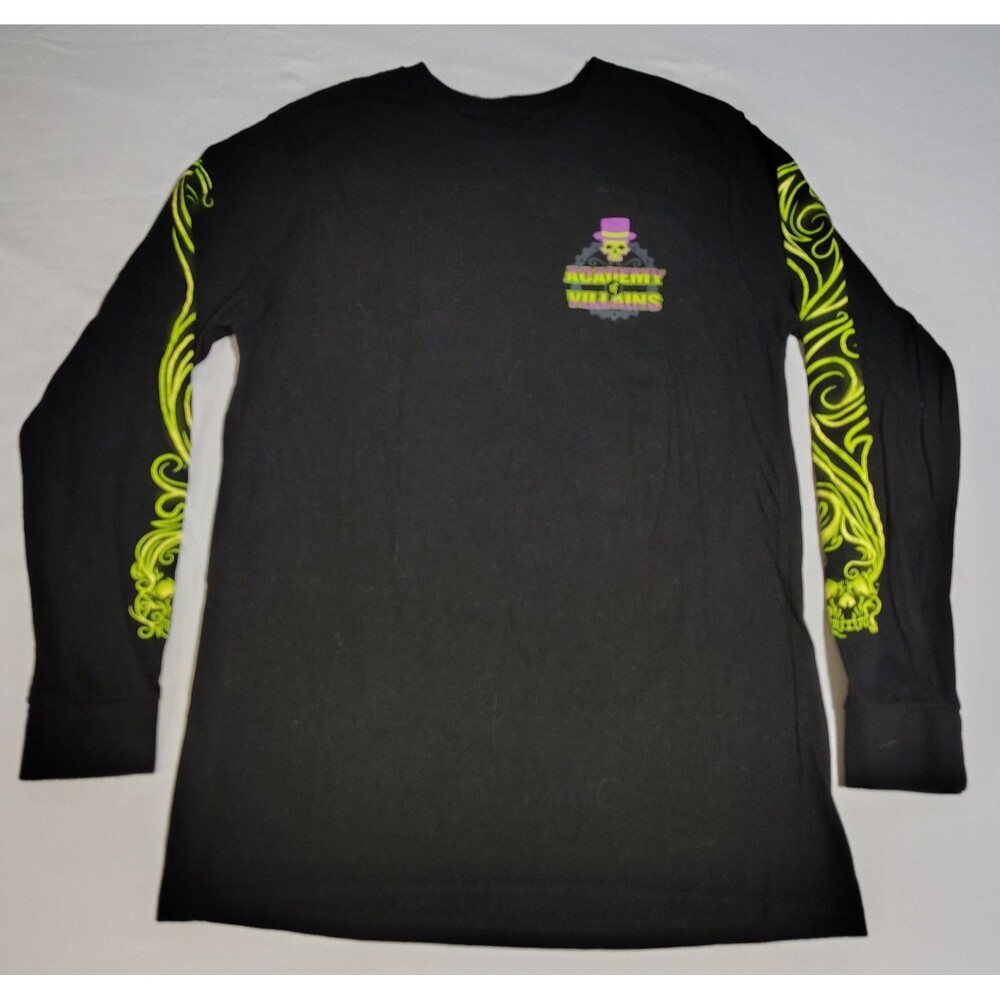 Universal Studios Halloween Horror Nights Academy Of Villains Black T-shirt Sz M